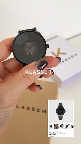 KLASSE14の腕時計を使ったSIZUさんのファッション動画-KLASSE14からかわいいジュエリーが届いたので紹介します💎