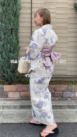 「アイテム（和装小物）」を使った、SIZUさん（レディース・156cm）の春コーディネート