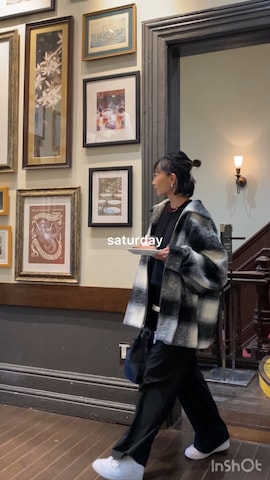 「アイテム（セットアップ）」を使った、SIZUさん（レディース・156cm）の秋コーディネート