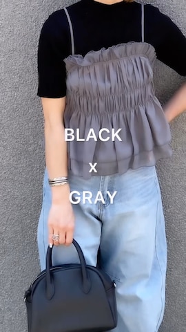 GRLのTシャツ/カットソーを使ったSIZUさんのファッション動画