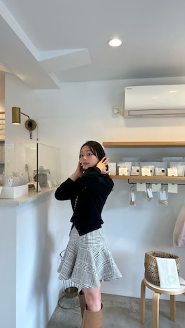 「SLOBE IENA（スローブイエナ）のアイテム（ブーツ）」を使った、三村有希さん（レディース・157cm）の秋コーディネート