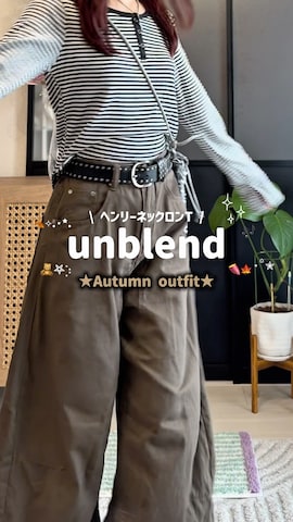 Unblendのアイテムを使ったbibi★さんのファッション動画
