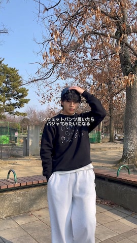 ダウンベストを使ったreijiro さんのファッション動画