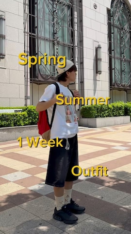 NYLAUSのアイテムを使ったreijiro さんのファッション動画