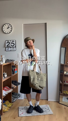 「アイテム（バングル/リストバンド）」を使った、reijiro さん（メンズ・165cm）の夏コーディネート