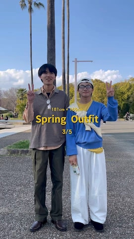 「アイテム（モカシン/デッキシューズ）」を使った、reijiro さん（メンズ・165cm・20代）の春コーディネート