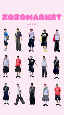 中村瑞輝(みずきち)さん（骨格ナチュラル・メンズ・176cm）の夏コーディネート