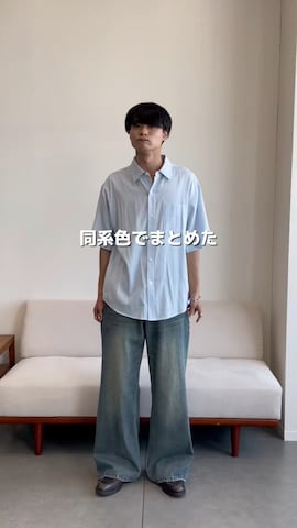 中村瑞輝(みずきち)さん（骨格ナチュラル・メンズ・176cm）の夏コーディネート