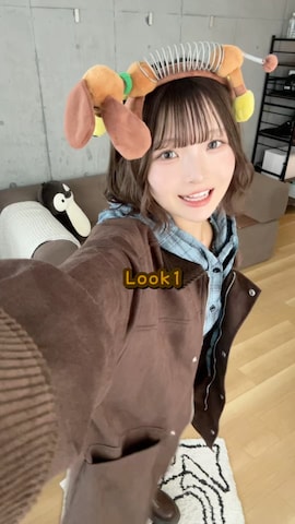 バックパック/リュックを使ったSAKURAさんのファッション動画