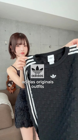 スウェットを使ったSAKURAさんのファッション動画