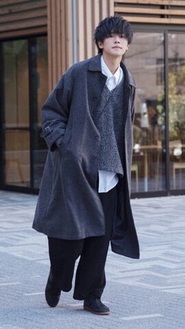 CASPER JOHNのその他アウターを使ったKAIさんのファッション動画