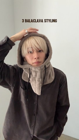 「アイテム（ネックウォーマー/スヌード）」を使った、KAIさん（メンズ・183cm）の秋コーディネート