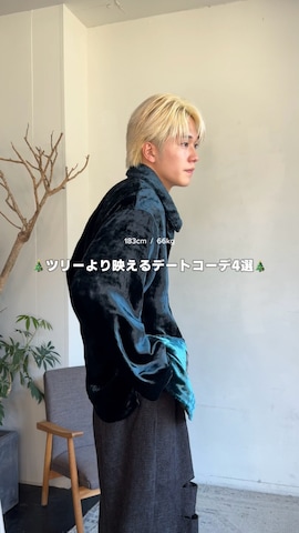 「LANTERN（ランタン）のアイテム」を使った、KAIさん（メンズ・183cm）の冬コーディネート