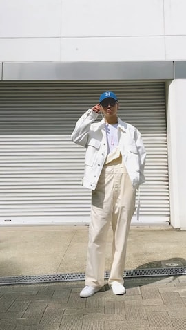 「アイテム（サロペット/オーバーオール）」を使った、kanayamataiseiさん（メンズ・177cm）の秋コーディネート