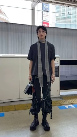 ブーツを使ったkanayamataiseiさんのファッション動画