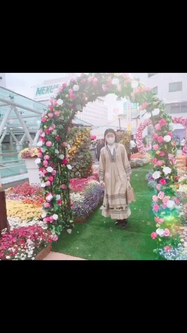 「アイテム（マスク）」を使った、RYOKO  Yuhasaさん（レディース・172cm）の冬コーディネート