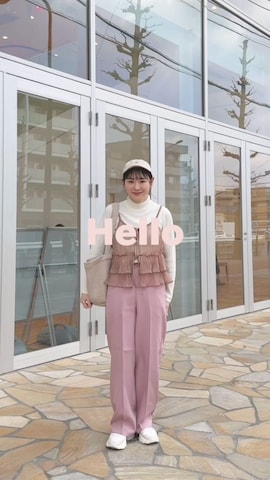 スカートを使ったちょこびさんのファッション動画