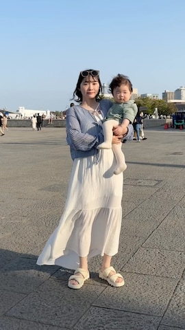 「FREAK'S STORE（フリークスストア）のアイテム（ベスト）」を使った、ちょこびさん（レディース・154cm）の春コーディネート