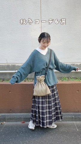 スウェットを使ったちょこびさんのファッション動画