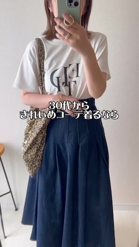 Re:EDITのTシャツ/カットソーを使ったmaiko さんのファッション動画