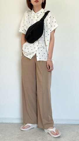 UNIQLOのシャツ/ブラウスを使ったmaiko さんのファッション動画