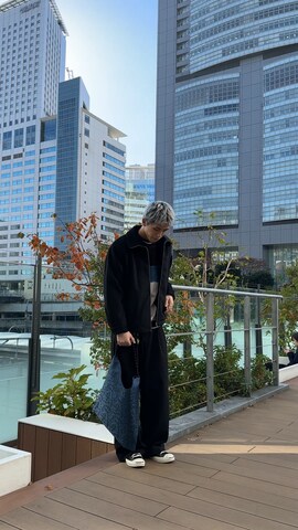 tk.TAKEO KIKUCHIのスウェットを使ったSHOさんのファッション動画