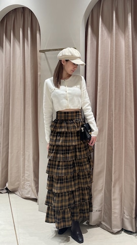 「RESEXXY（リゼクシー）のアイテム（ワンピース）」を使った、moekaさん（レディース・162cm）の秋コーディネート