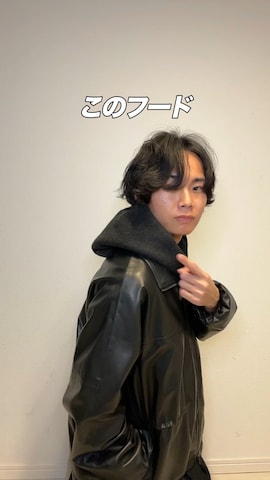 ジャケット・アウター LIDNM GOAT LEATHER TECH BLOUSON S size AW23Current2566RJ-