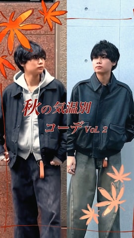 ステンカラーコートを使った平莉川己夢(コム)さんのファッション動画