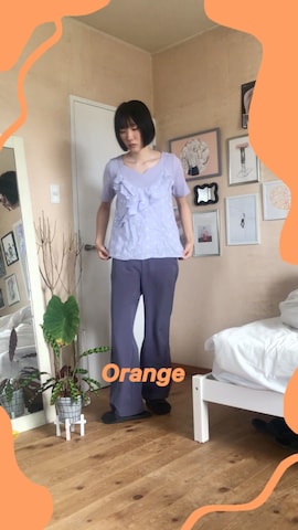 「H&M（エイチ・アンド・エム）のアイテム（キャミソール）」を使った、KONOKAさん（レディース・171cm）の秋コーディネート