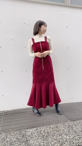 ジャンパースカートを使ったonewayさんのファッション動画