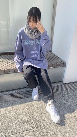 「アイテム（ネックウォーマー/スヌード）」を使った、onewayさん（レディース・156cm）の秋コーディネート