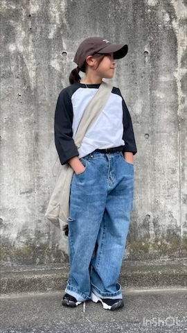 「アイテム（アクセサリー）」を使った、 Rey さん（キッズ・135cm）の夏コーディネート