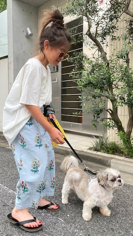「アイテム（ブレスレット）」を使った、 Rey さん（キッズ・130cm）の夏コーディネート