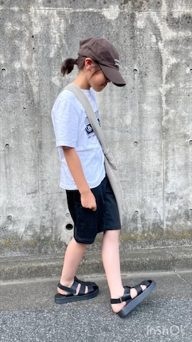 「アイテム（ネックレス）」を使った、 Rey さん（キッズ・135cm）の夏コーディネート