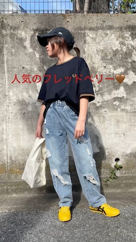 「アイテム（リング）」を使った、 Rey さん（キッズ・141cm）の夏コーディネート