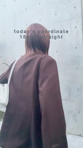 テーラードジャケットを使ったmihayashiryokoさんのファッション動画
