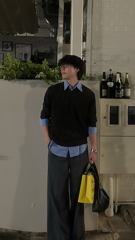 「アイテム（シャツ/ブラウス）」を使った、レンタロウさん（メンズ・175cm・20代）の秋コーディネート