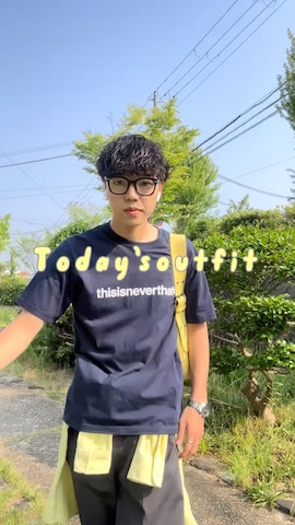 thisisneverthatのアイテムを使ったレンタロウさんのファッション動画