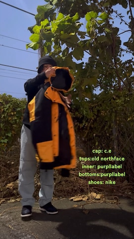 C.Eの帽子を使った1383ytさんのファッション動画