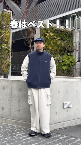 「NEW BALANCE（ニューバランス）の2002R（スニーカー）」を使った、Z(ゼット) さん（メンズ・182cm）の春コーディネート