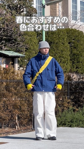 「improves（インプローブス）のアイテム（キーホルダー）」を使った、Z(ゼット) さん（メンズ・182cm）の春コーディネート