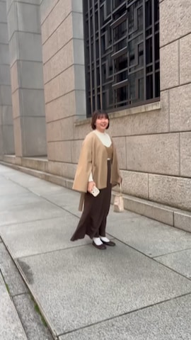 ノーカラージャケットを使ったruuuuuaさんのファッション動画