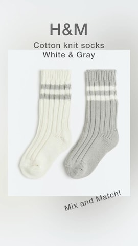 H&Mのソックス/靴下を使ったKOOOさんのファッション動画