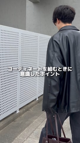 WYM LIDNMのニット/セーターを使ったkenさんのファッション動画