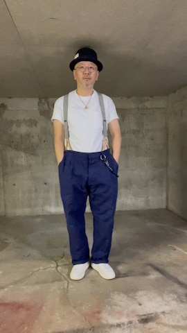 「アイテム（キーホルダー）」を使った、YUSUKEさん（メンズ・172cm・40代）の夏コーディネート