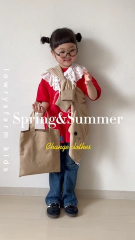 「アイテム（ブルゾン）」を使った、* 𝚝𝚘𝚛𝚒𝚌𝚘𝚝*さん（キッズ・100cm）の春コーディネート