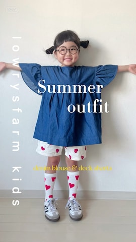 「アイテム（レッグウェア）」を使った、* 𝚝𝚘𝚛𝚒𝚌𝚘𝚝*さん（キッズ・100cm）の夏コーディネート