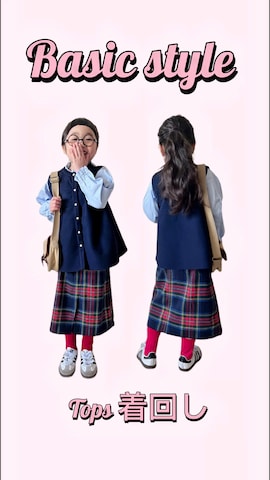 「アイテム（ブルゾン）」を使った、* 𝚝𝚘𝚛𝚒𝚌𝚘𝚝*さん（キッズ・110cm）の春コーディネート