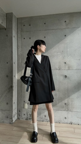 「FREAK'S STORE（フリークスストア）のアイテム（ピアス（両耳用））」を使った、RIKAさん（レディース・168cm）の冬コーディネート